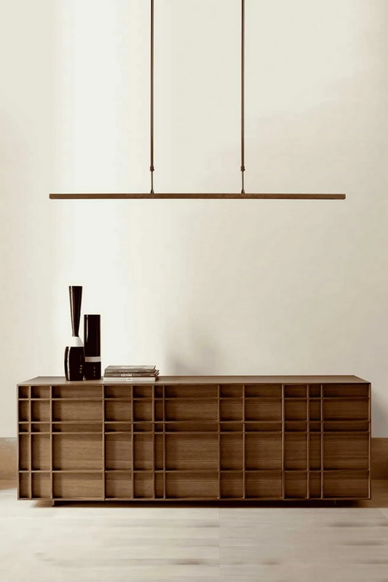 Deckenlampe Isaa nickel antik 160cm