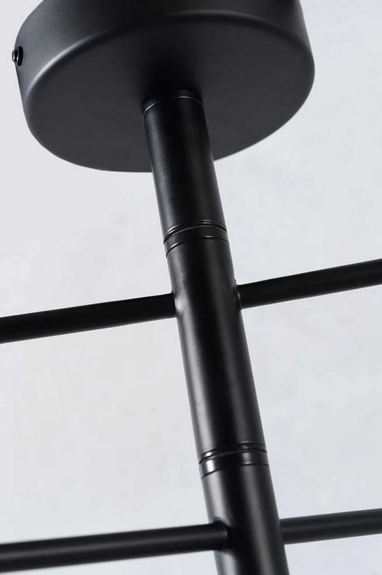 Deckenlampe Izmir Eisen schwarz