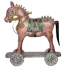Deko Pferd auf Rollen H 84 cm
