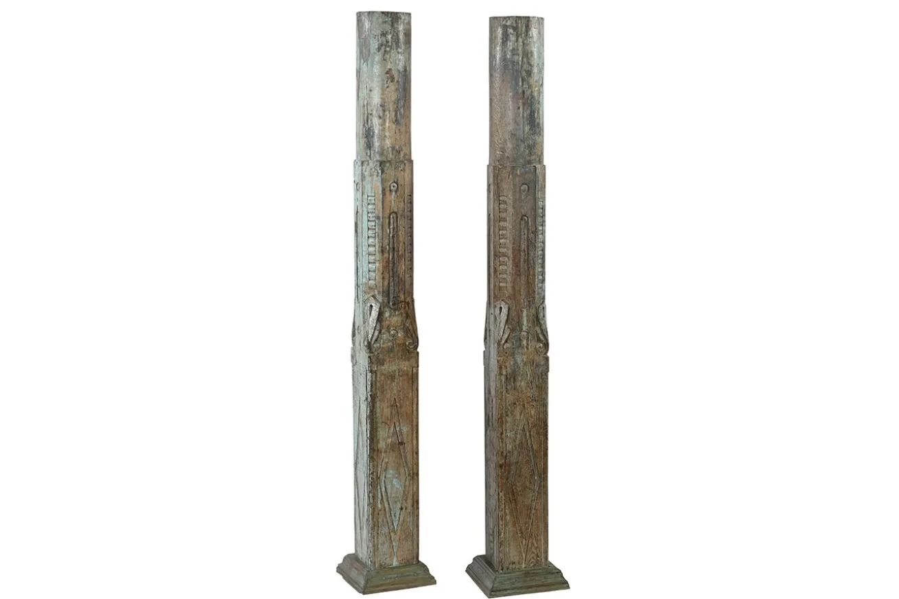 Dekosäule Massivholz H ca 150 cm