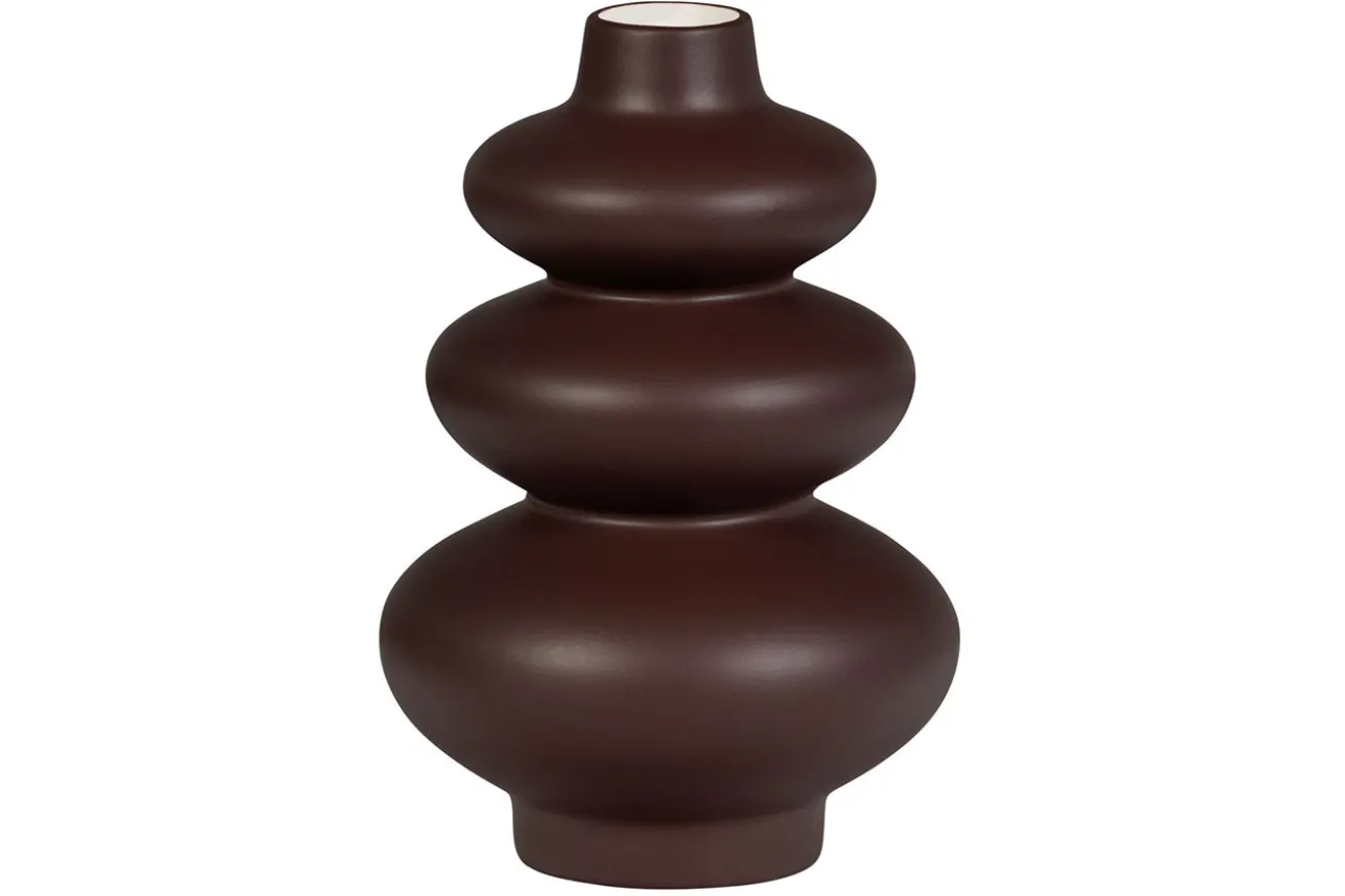 Dekovase Sensual Keramik braun H 29 cm