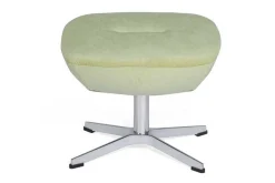 Designer Fusshocker Globe Stoffe Limette 50*37*40 cm
