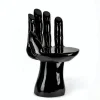Designersessel Hand Polyester schwarz