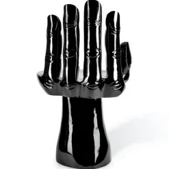 Designersessel Hand Polyester schwarz