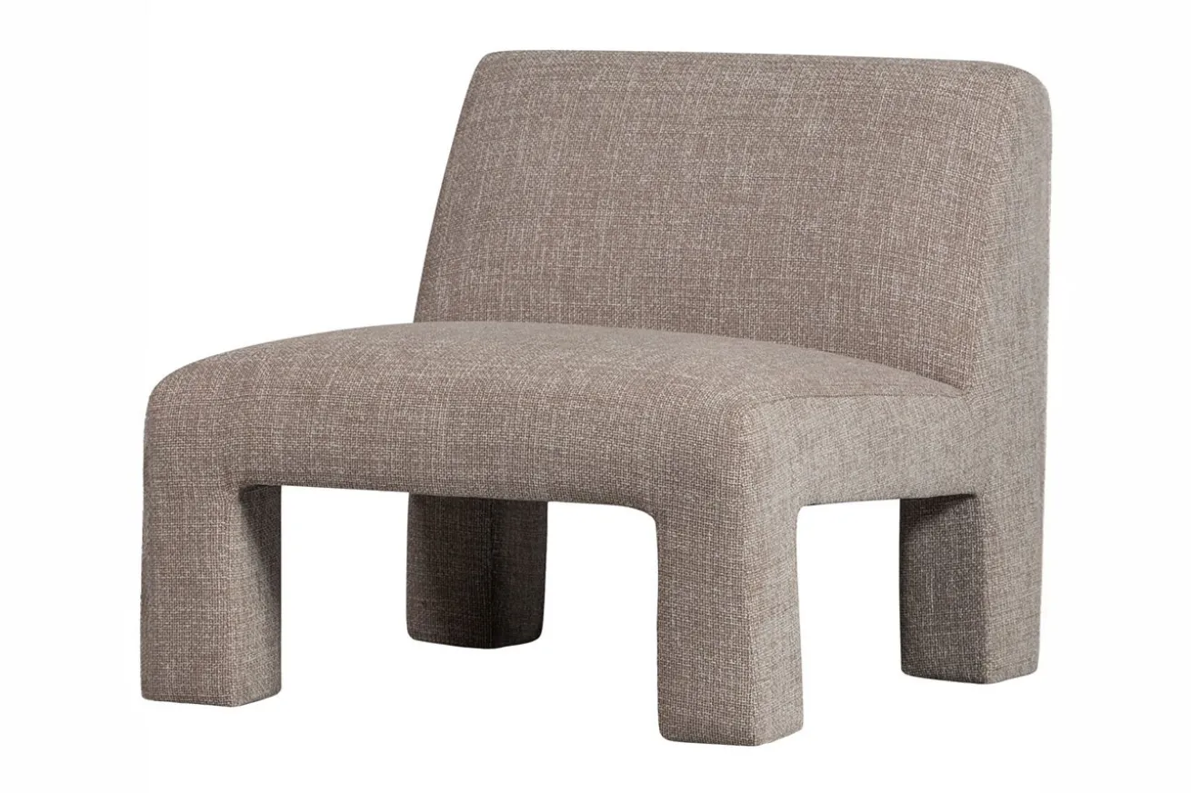 Designersessel Lavida Stoff natur