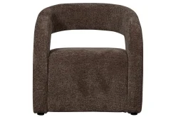 Designersessel Radia Stoff braun