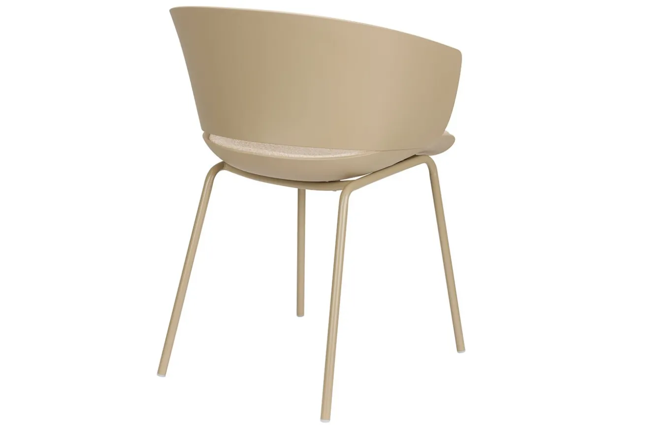 Designerstuhl Jessi Kunststoff beige