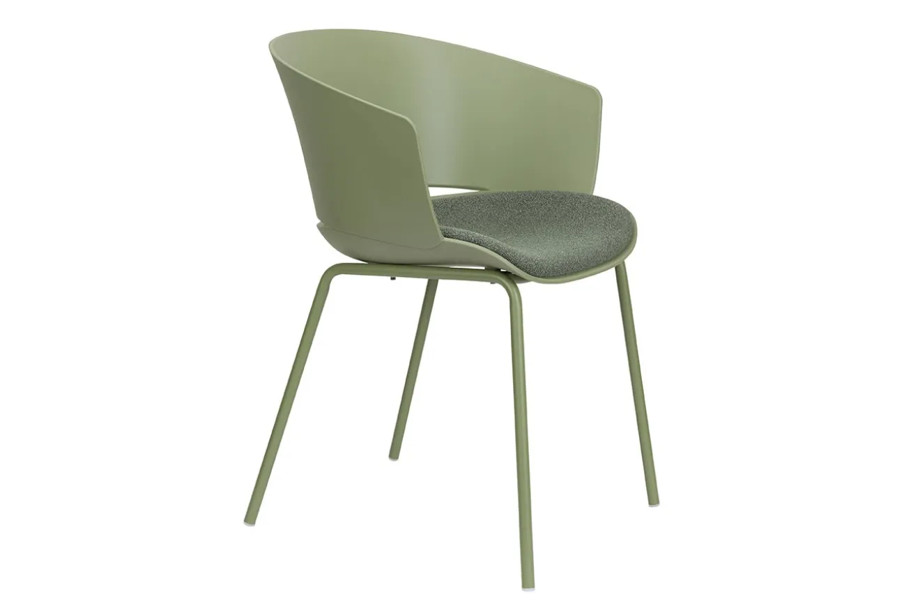 Designerstuhl Jessi Kunststoff grün