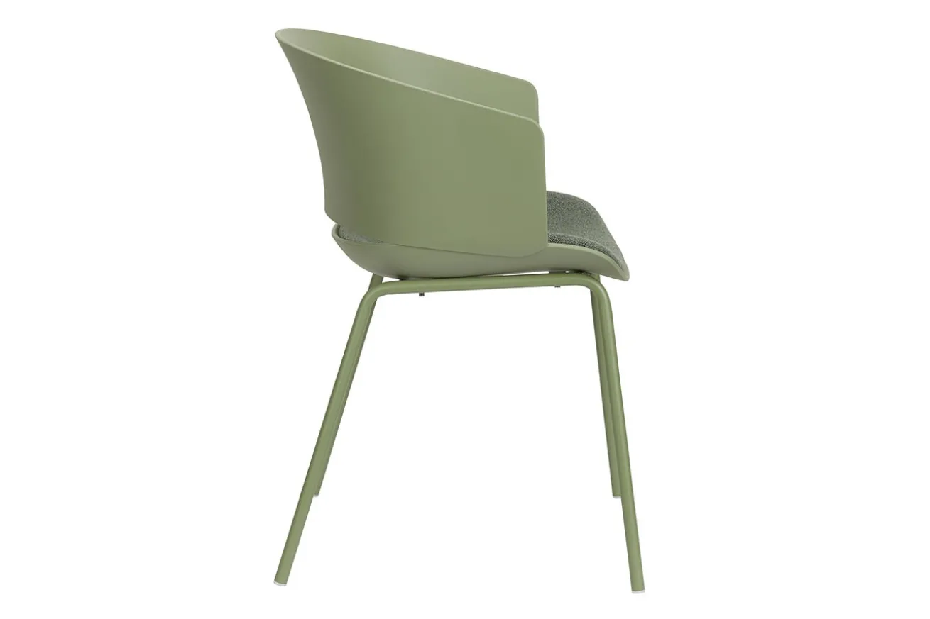 Designerstuhl Jessi Kunststoff grün
