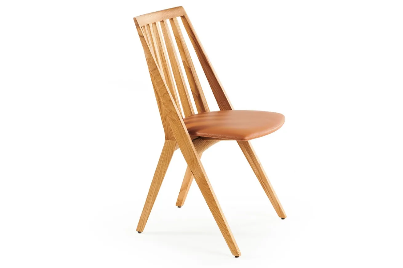 Designerstuhl Karo Eiche natur