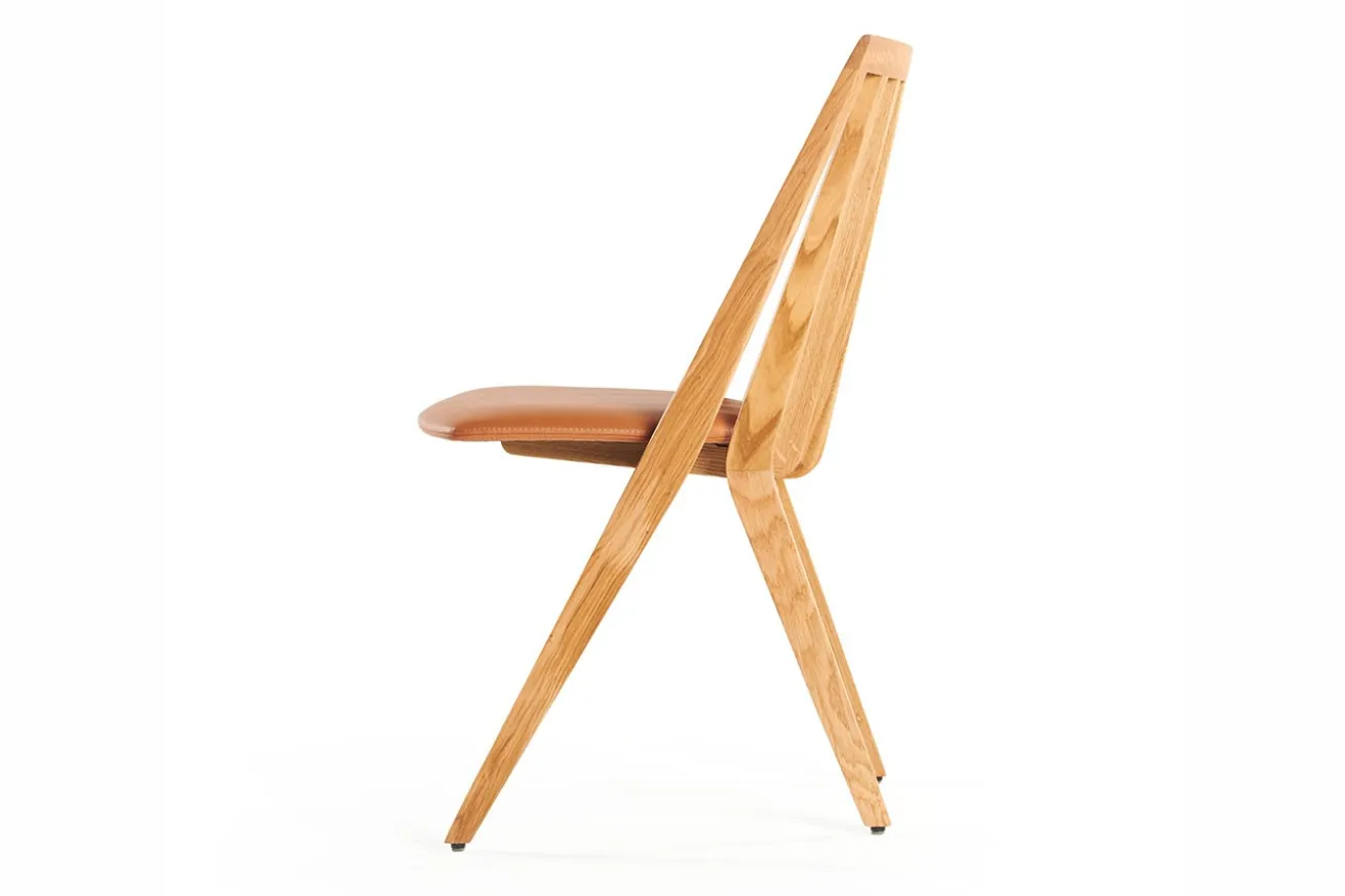 Designerstuhl Karo Eiche natur