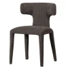 Designerstuhl Kermit Stoff graubraun