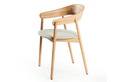 Designerstuhl Unaj mit Arm Eiche