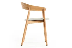 Designerstuhl Unaj mit Arm Eiche