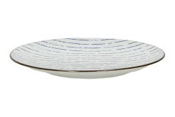 Dessertteller Anafi blau weiss D 22 cm