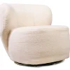 Drehsessel Oli Teddy Stoff natur