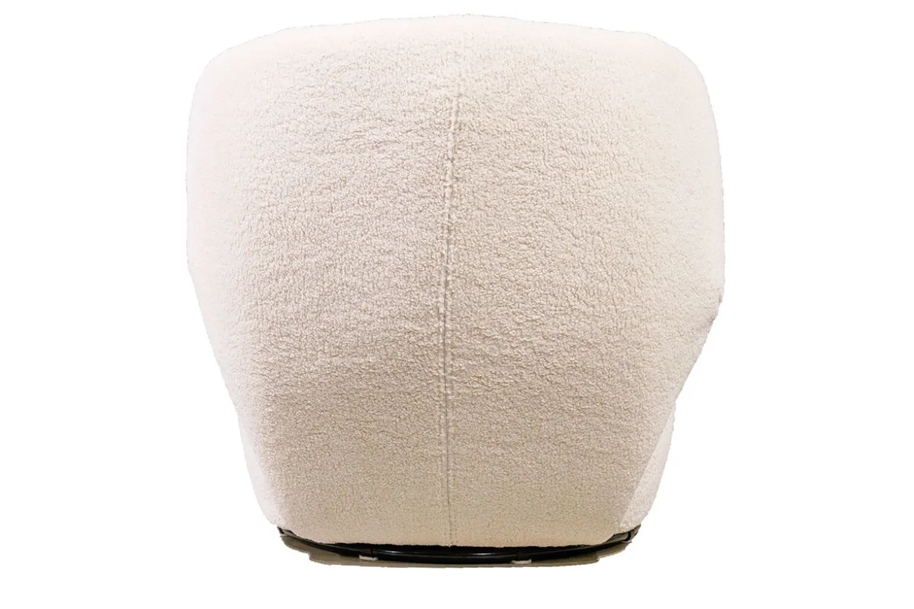 Drehsessel Oli Teddy Stoff natur