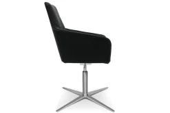 Drehsessel W-Cube 1 CLF Stoff schwarz