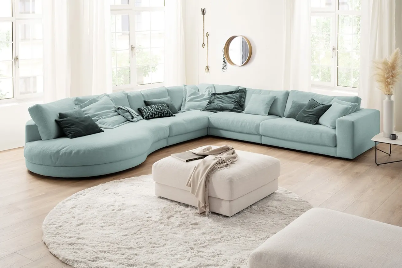Ecksofa Downtown Stoff