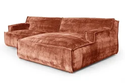 Ecksofa Plantes Cord rost