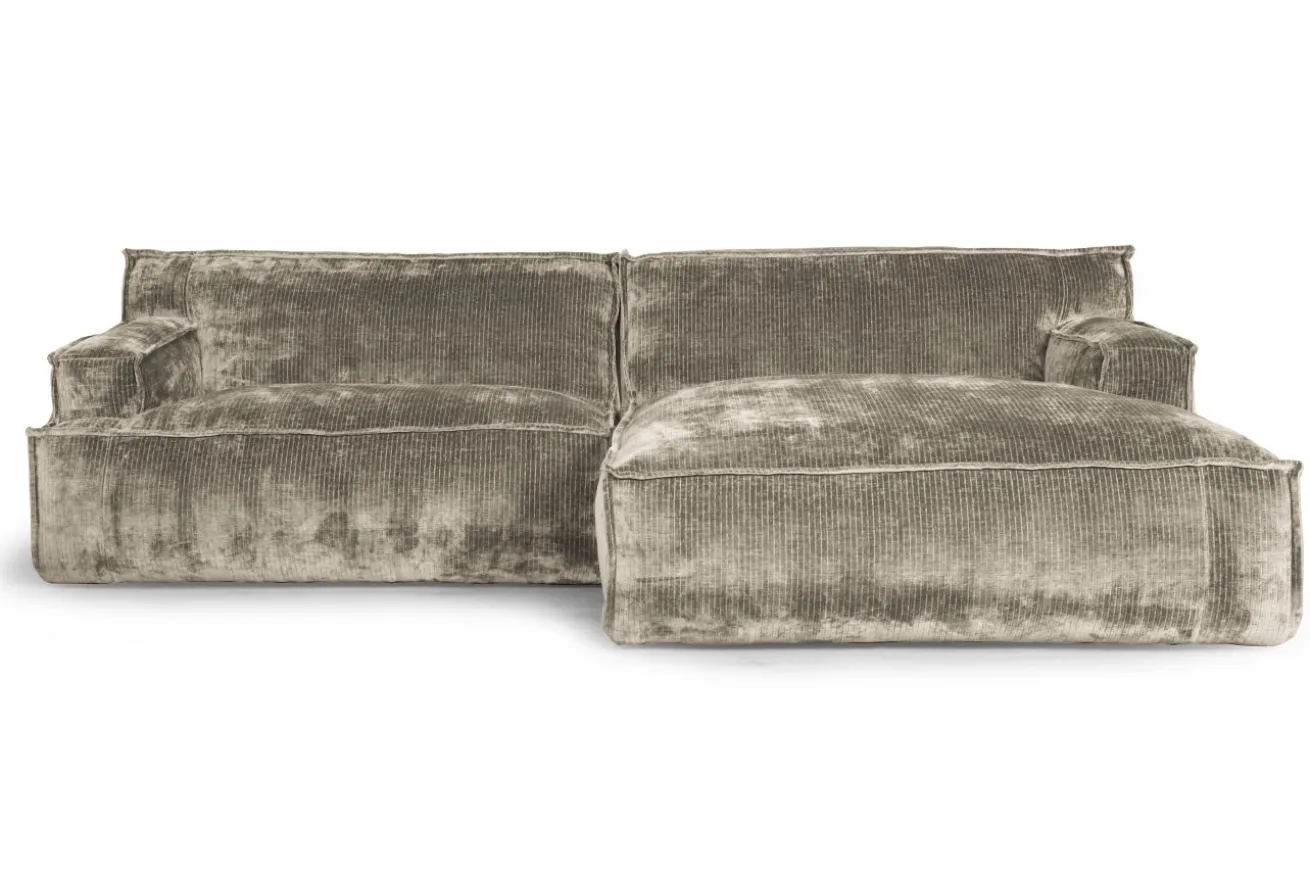 Ecksofa Plantes Cord rost