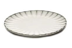 Essteller Steingut weiß D 15 cm