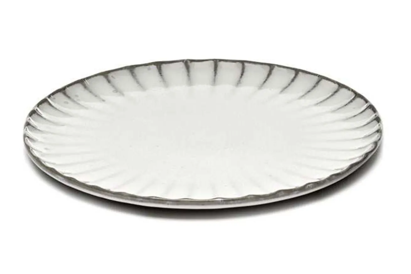 Essteller Steingut weiß D 18 cm
