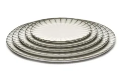 Essteller Steingut weiß D 21 cm