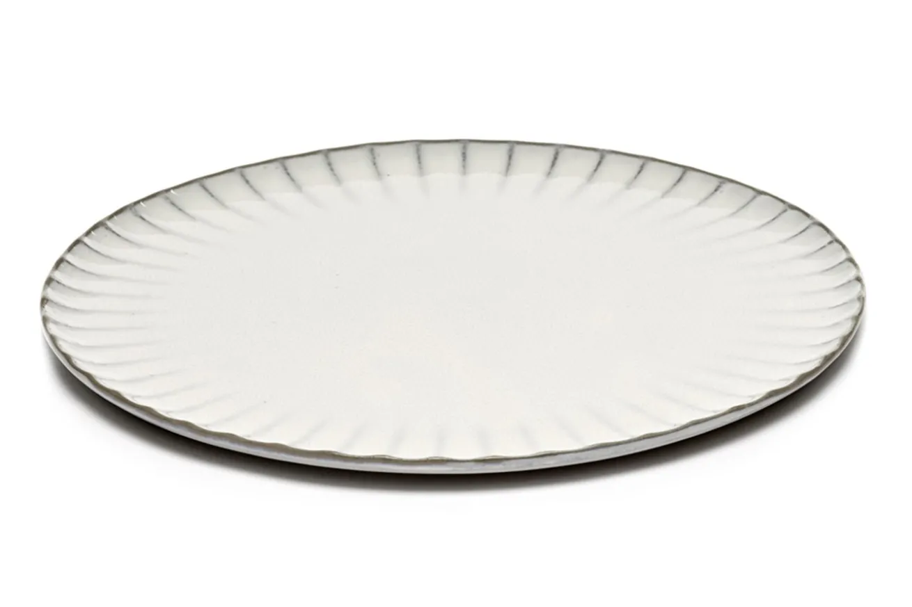 Essteller Steingut weiß D 27 cm