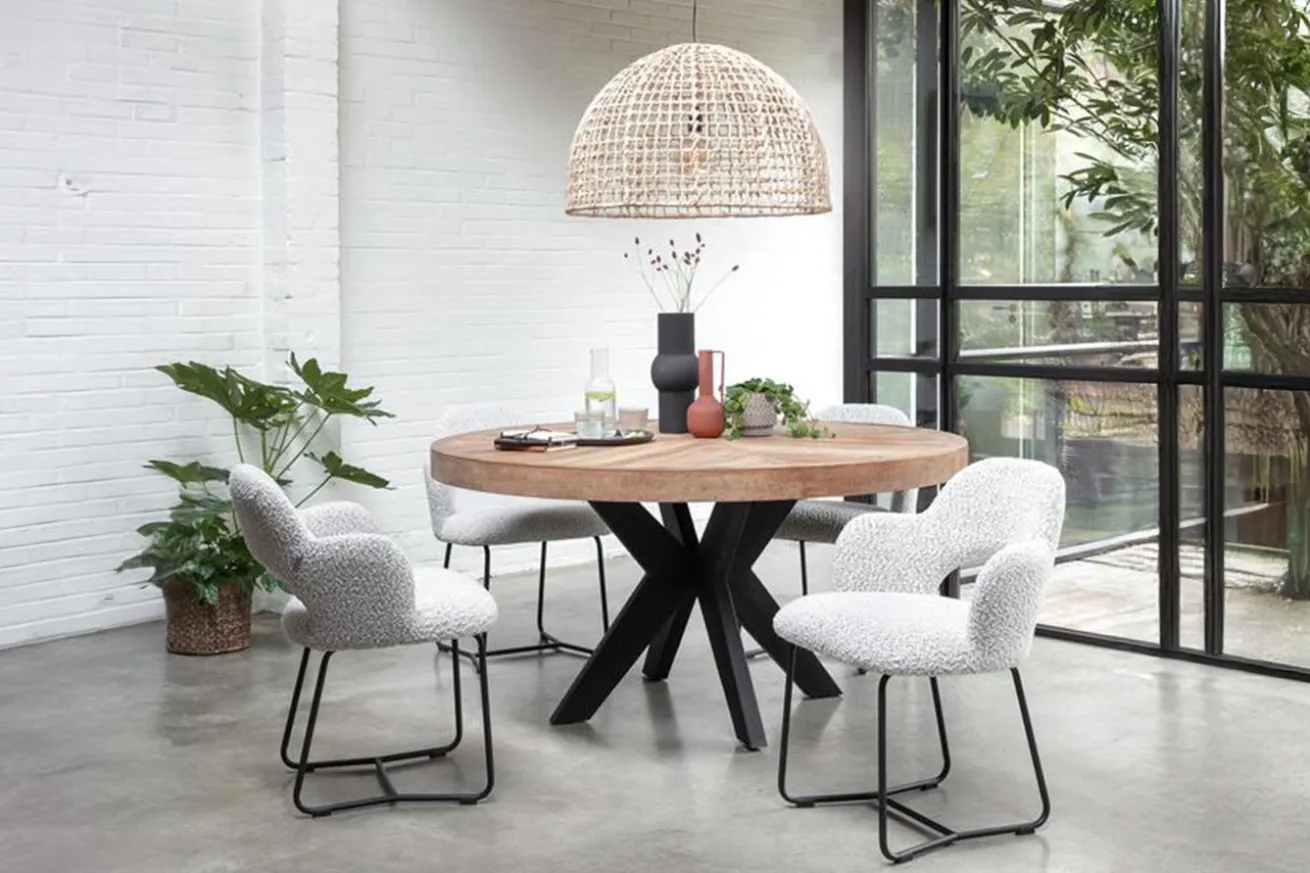 Esstisch Darwin Teak natur D 150 cm