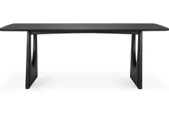Esstisch Geometric Eiche schwarz B 220 cm