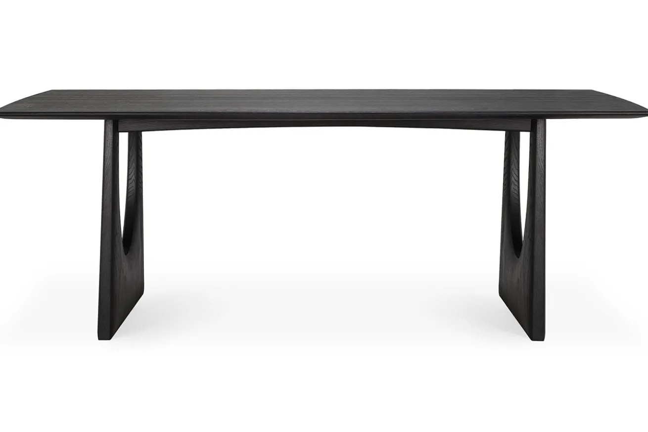 Esstisch Geometric Eiche schwarz B 220 cm