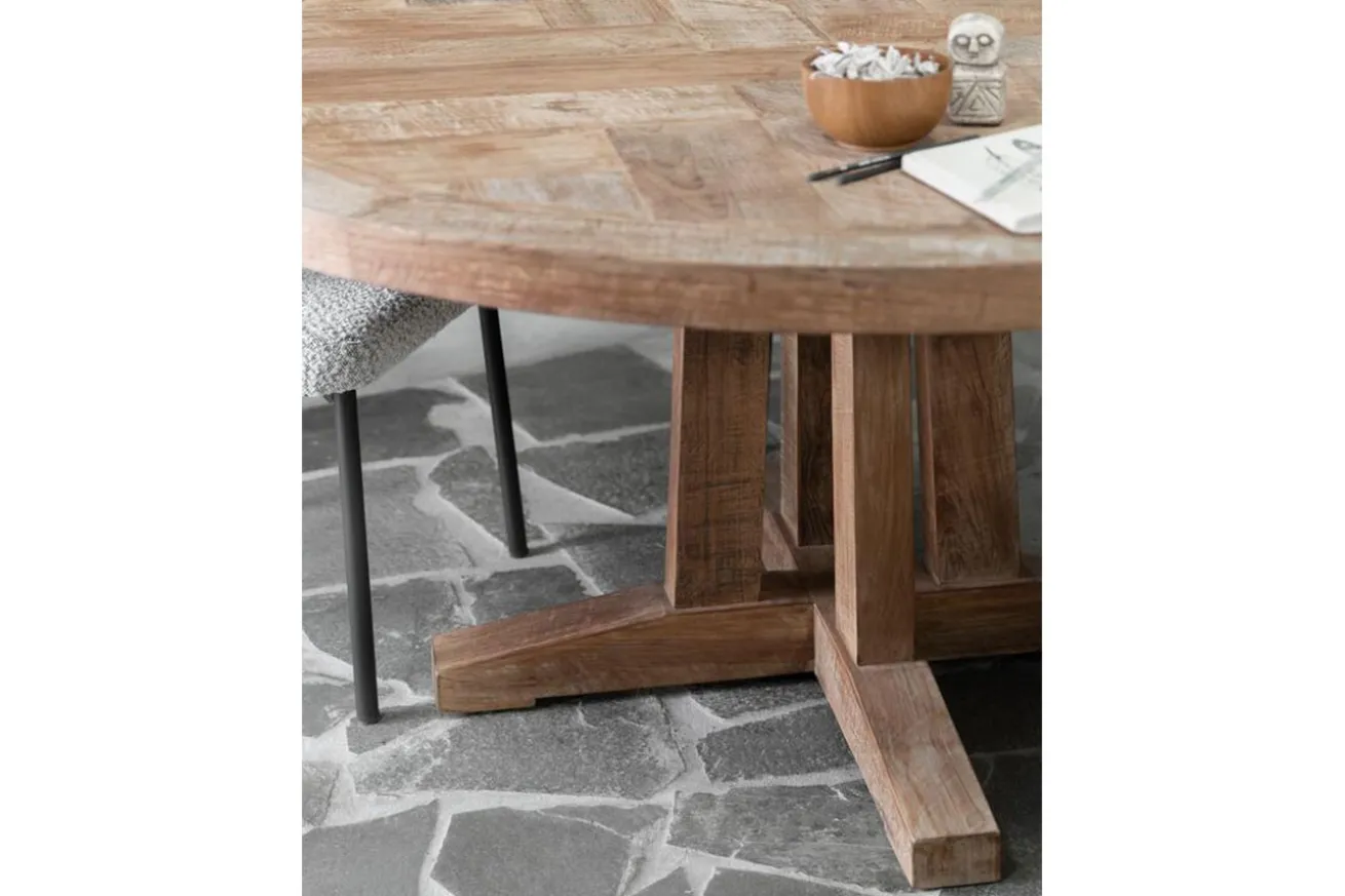 Esstisch Ibiza Teakholz D 160 cm