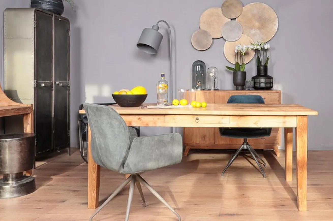 Esstisch Lyon Teakholz massiv 160