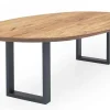 Esstisch Nora schweizer Kante oval 180x100x3