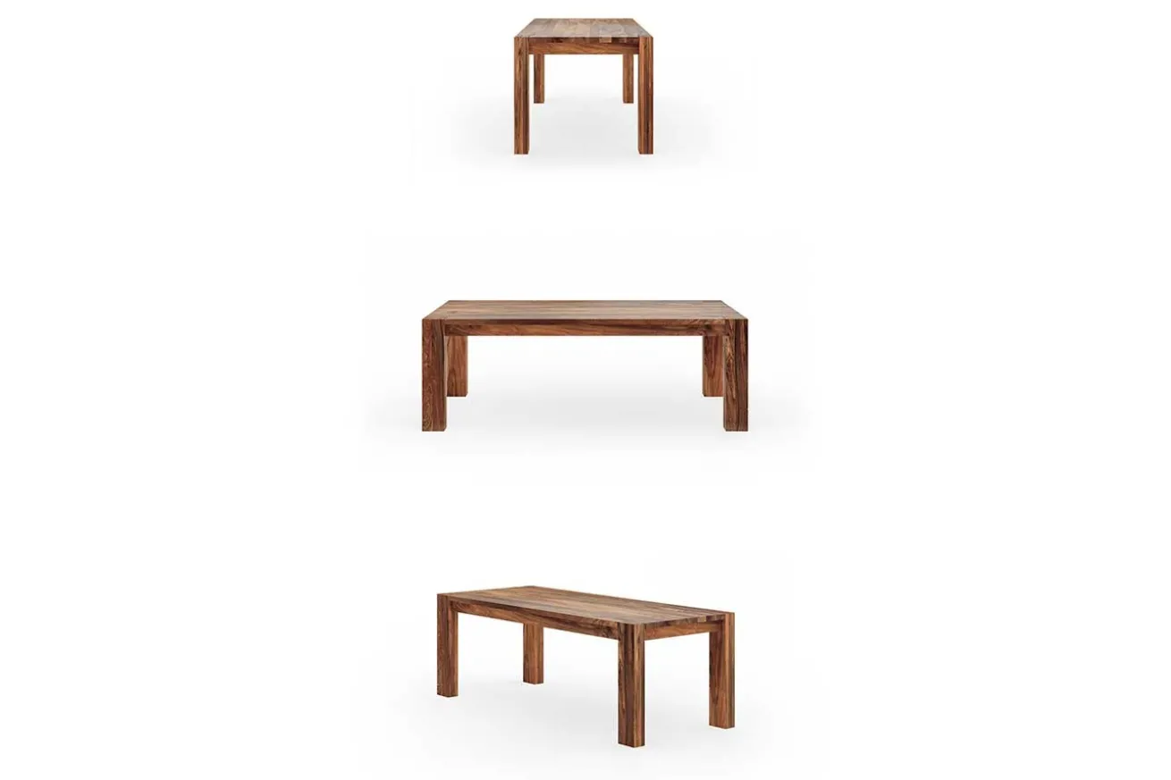 Esstisch Pier One Nussbaum massiv 160