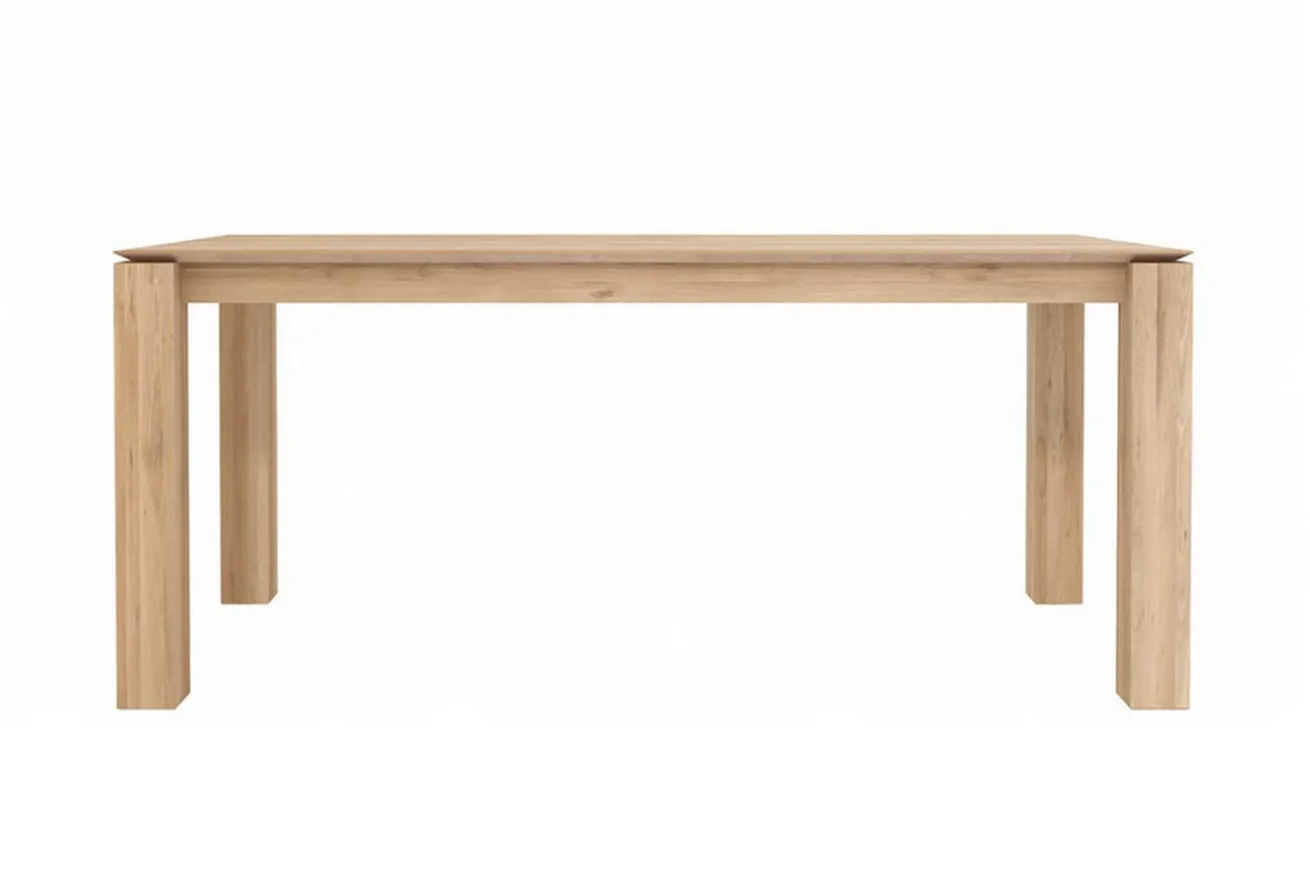Esstisch Slice Eiche massiv natur B 180 cm