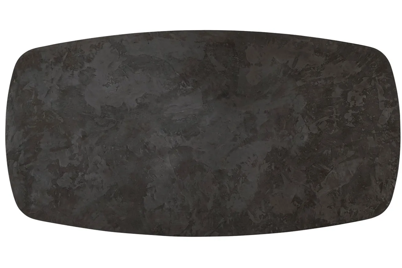 Esstisch Soho Mortex schwarz B 210 cm