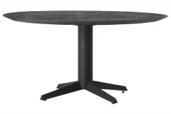 Esstisch Soho Mortex schwarz D 150 cm