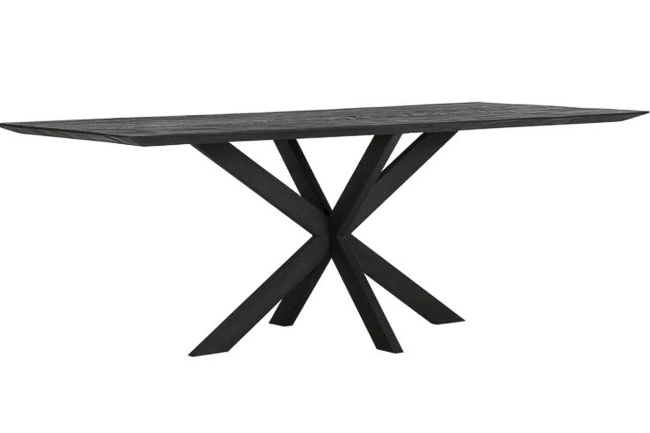 Esstisch Timeless Black Teak schwarz B 210cm