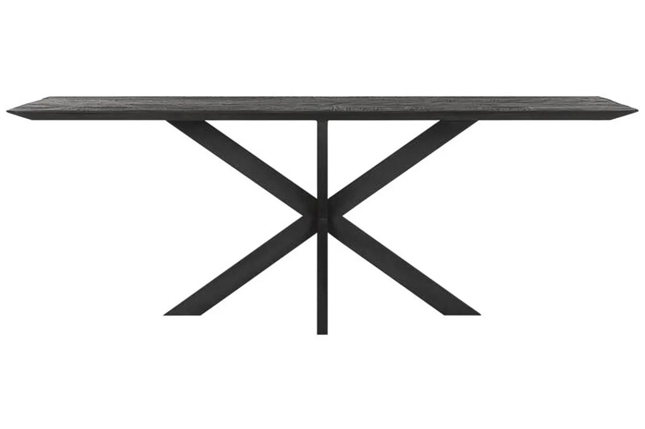 Esstisch Timeless Black Teak schwarz B 210cm