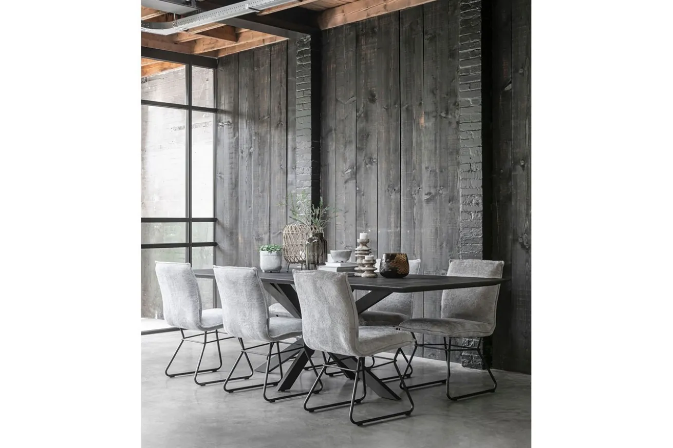 Esstisch Timeless Black Teak schwarz B 210cm