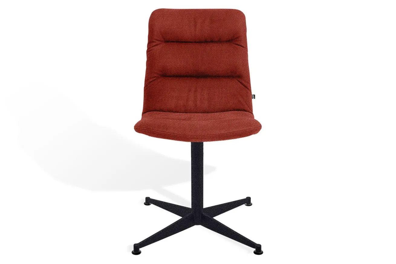 Esszimmerstuhl Arva Light Stoff rot