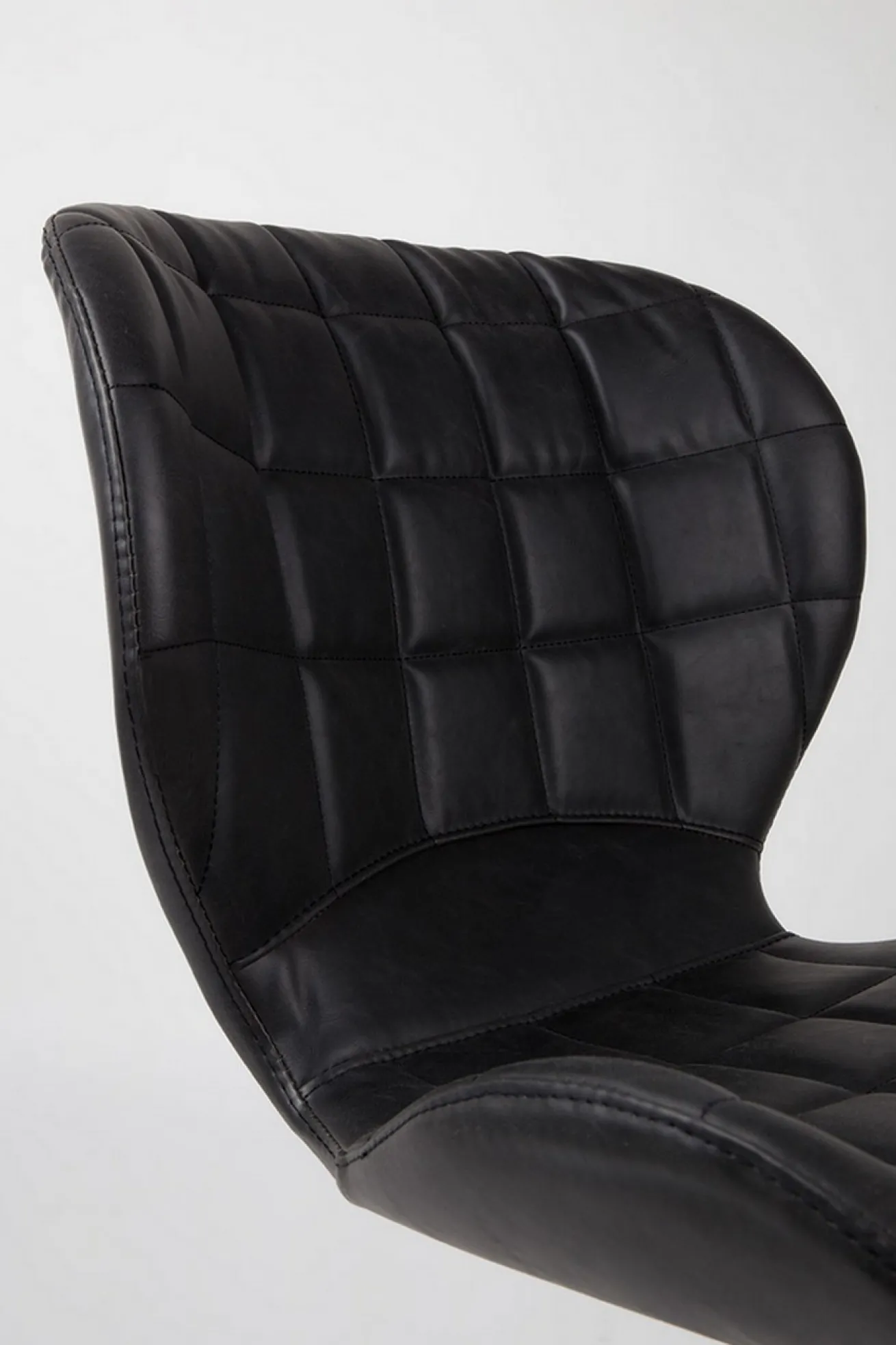 Esszimmerstuhl OMG Leder Metall schwarz