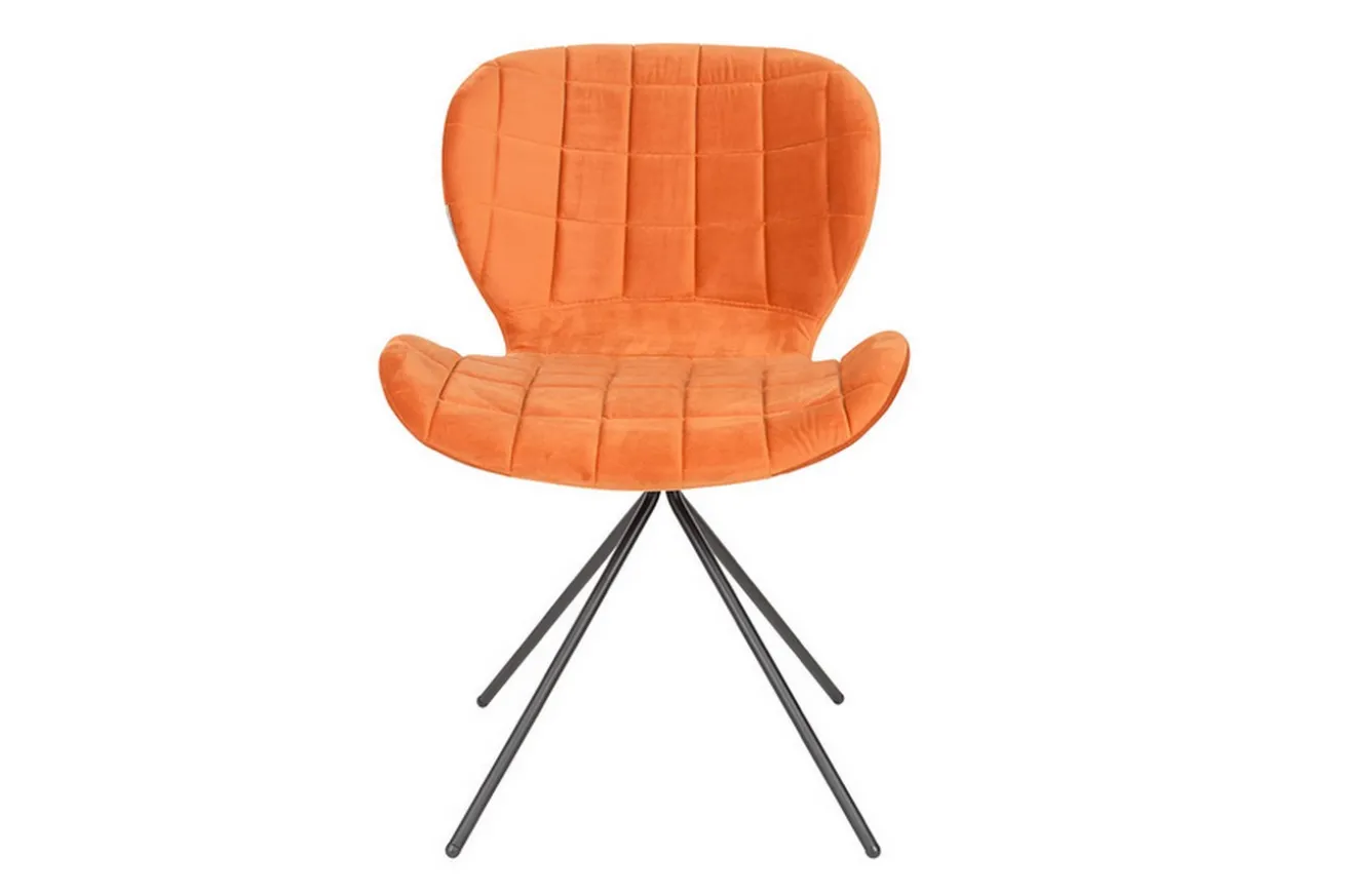 Esszimmerstuhl OMG Samt orange
