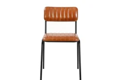 Esszimmerstuhl Sixty Leder braun