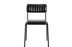 Esszimmerstuhl Sixty Leder schwarz