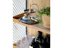 Etagere klein Messing antique