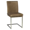 Freischwinger im schlichem Design olive