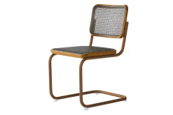 Freischwinger S32V Rattan ocker